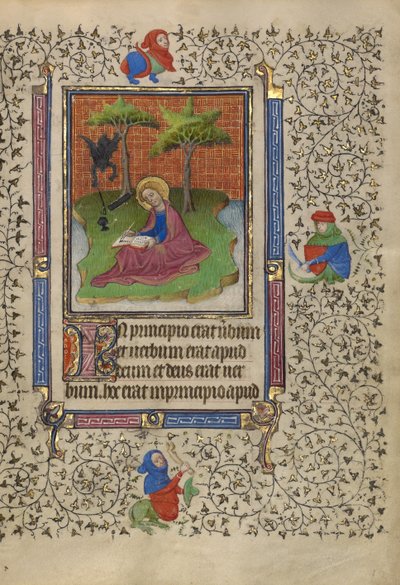 Sankt Johannes på Patmos av Egerton Master