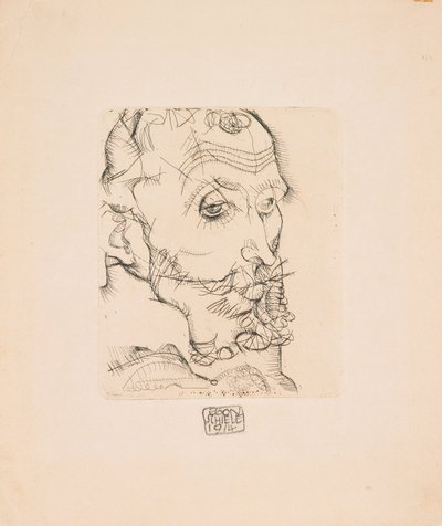 Porträtt av Franz Hauer av Egon Schiele