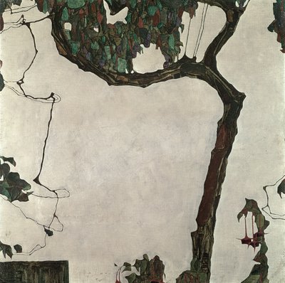 Höstträd, 1909 av Egon Schiele