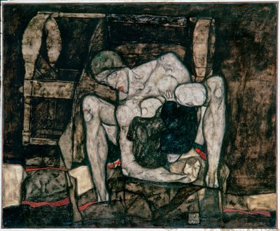 Blinde Mutter [Blind mor] (olja på duk) av Egon Schiele