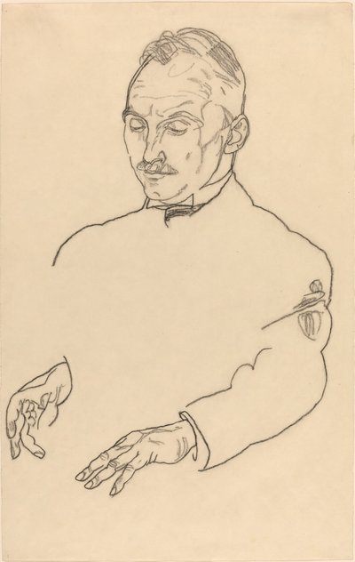 Dr. Collier av Egon Schiele
