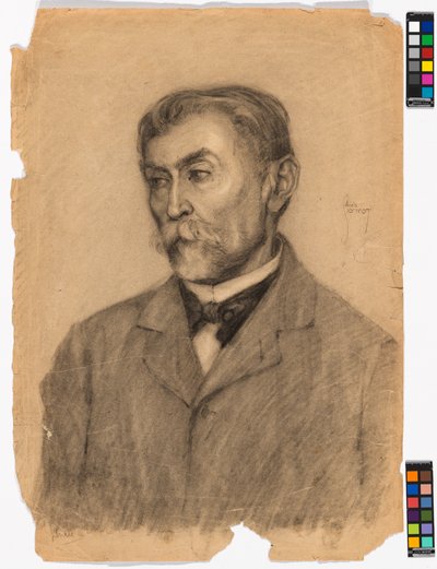 Porträtt av en herre av Egon Schiele