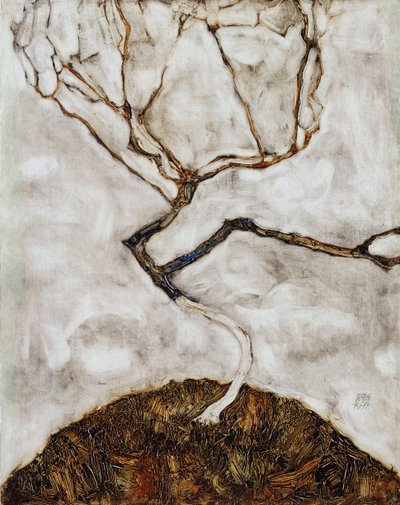 Small Tree in Late Autumn av Egon Schiele