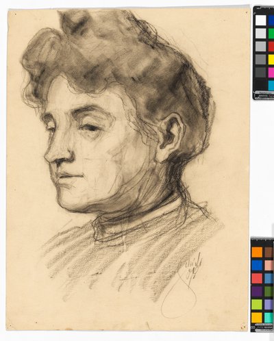 Porträtt av Marie Schiele av Egon Schiele