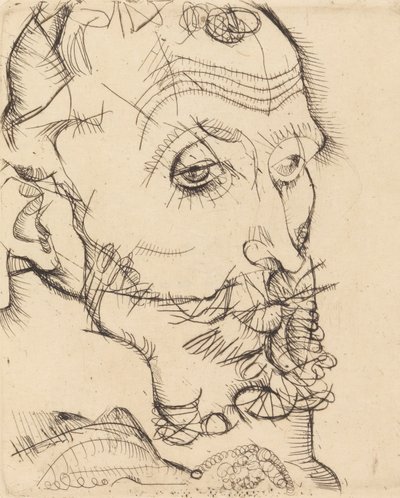 Porträtt av Franz Hauer, 1914. av Egon Schiele