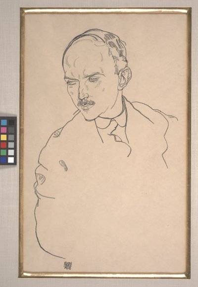 Porträtt av Guido Arnot av Egon Schiele