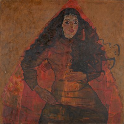 Porträtt av Trude Engel, ca. 1913. av Egon Schiele