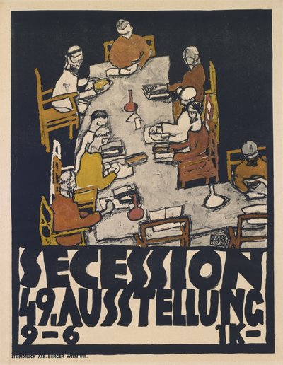 Secession 49. Ausstellung (Scession 49. Utställning), 1918 av Egon Schiele
