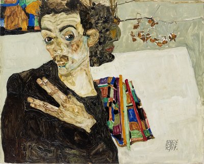 Självporträtt av Egon Schiele