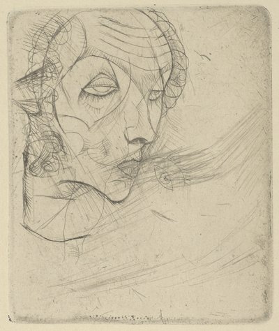 Självporträtt, 1914. av Egon Schiele