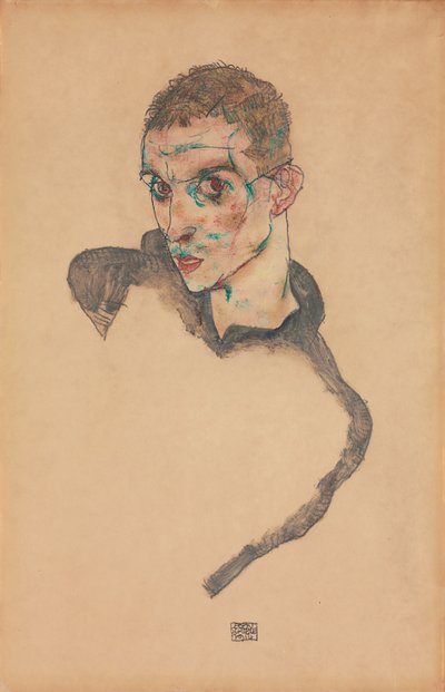 självporträtt; Självporträtt, 1914 av Egon Schiele