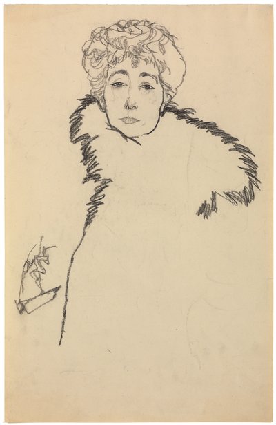 Serena Lederer, 1917 av Egon Schiele