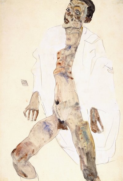 Stående man av Egon Schiele