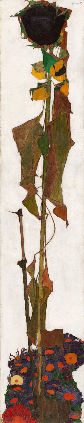 Solros, 1909-1910. av Egon Schiele
