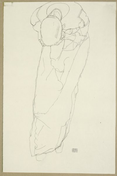 Munken, 1914 av Egon Schiele