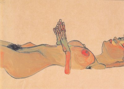 Död tjej av Egon Schiele