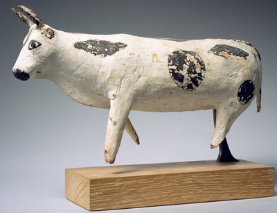 Tjur eller oxe, Mellanriket (målat trä) av Egyptian 11th Dynasty