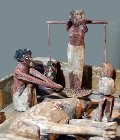 Modell av en slaktare, Egypten, c.2000-1700 f.Kr av Egyptian 12th Dynasty