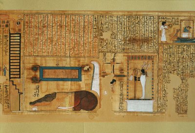 Den skriftlärde Nebqeds dödbok, regeringstid av ... av Egyptian 18th Dynasty