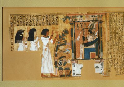 Den skriftlärde Nebqeds dödbok, regeringstid av ... av Egyptian 18th Dynasty