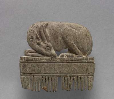 Kam med gasell, c.1391-1353 f.Kr av Egyptian 18th Dynasty