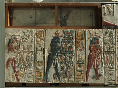 Nome Gods Bearing Offers, c.1391-1353 f.Kr av Egyptian 18th Dynasty