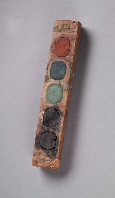 Paint Box of Vizier Amenemope, New Kingdom, c.1427-1401 BC av Egyptian 18th Dynasty