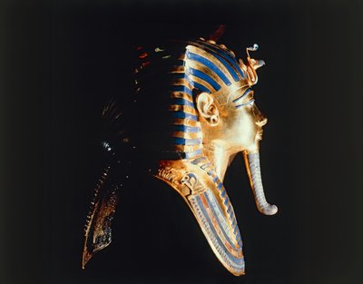Porträtt av farao Tutankhamun av Egyptian 18th Dynasty
