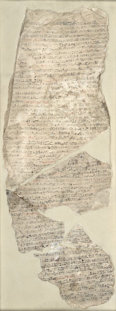 Sinuhe Ostracon, New Kingdom (kalksten) av Egyptian 18th Dynasty