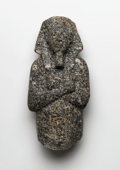 Ushabti av Akhenaton, från Tell el-Amarna, New Kingdom, c.1353-36 f.Kr. (granit) av Egyptian 18th Dynasty