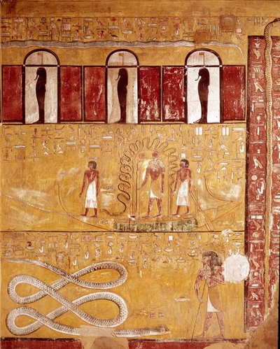 Seti I:s grav, kungarnas dal, Thebe av Egyptian 19th Dynasty