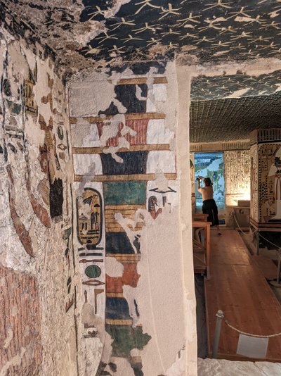 Valley of the Queens, Tomb of Nefertari (väggmålning) av Egyptian 19th Dynasty