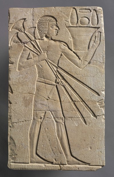 Manlig offerbärare, c.667-647 f.Kr av Egyptian 26th Dynasty
