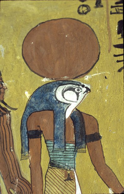 Forntida Egypten, Väggmålning, Sennedjems grav, De adligas grav, Thebe, Deir el Medina av Egyptian Egyptian