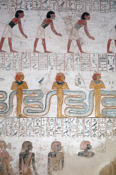 Nubiska svarta slavar, Ramses IX:s grav, Luxor av Egyptian Egyptian