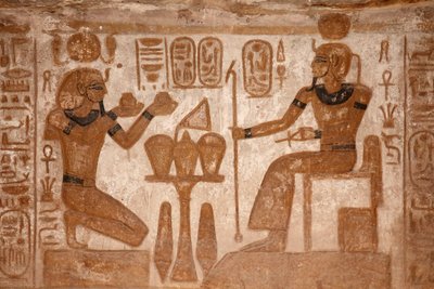 Det stora templet i Abu Simbel av Egyptian Egyptian