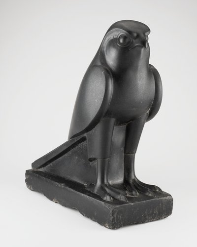 Staty av guden Horus som en falk, ptolemaisk period av Egyptian Ptolemaic Period