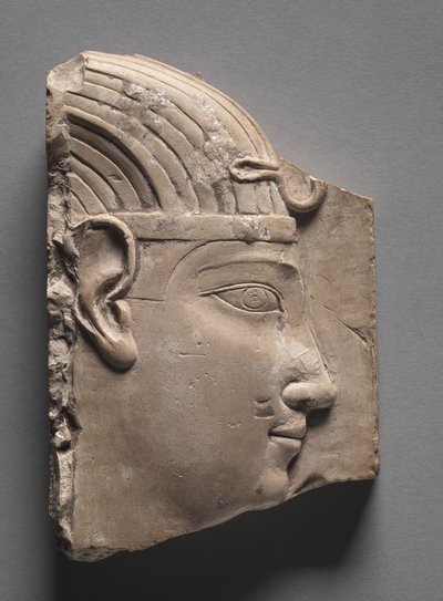Votivrelief av en kung, grekisk-romersk tid, 305-246 f.Kr av Egyptian Ptolemaic Period