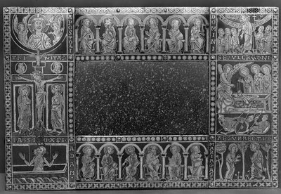 Portabelt altare av St. Mauritius av Eilbertus of Cologne (fl.1129 60)
