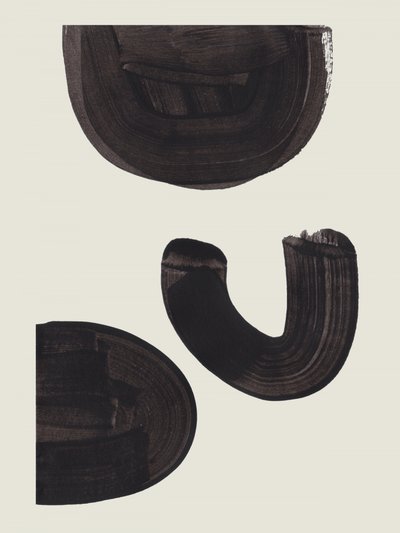 Mörka abstrakta kurvor av Ejaaz Haniff