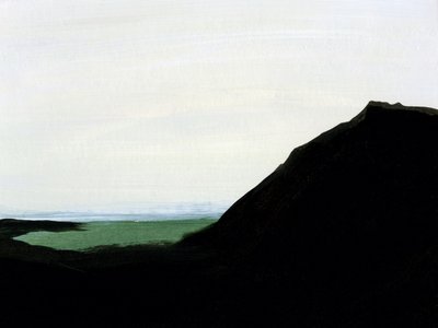 Minimalistiskt bergslandskap av Ejaaz Haniff