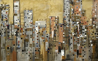 Golden City Lights av Ekaterina Ermilkina