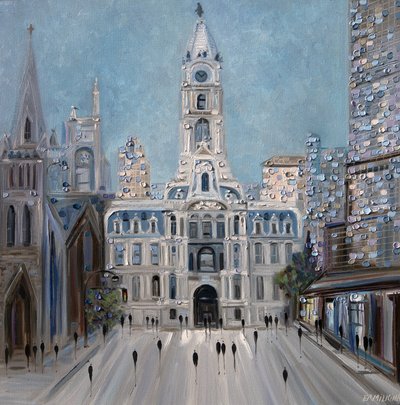 Philadelphia City Hall Street av Ekaterina Ermilkina