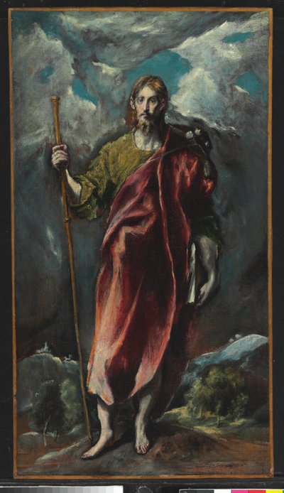 Saint James the Greater (olja på duk) av El Greco
