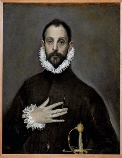 Porträtt av Don Juan de Silva, ca 1577-84 (olja på duk) av El (1541-1614) Greco