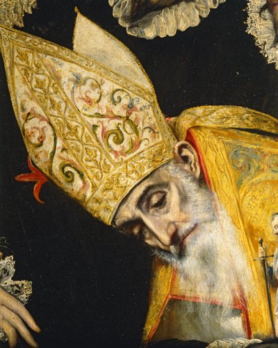 Das Begräbnis des Grafen von Orgaz von El (1541-1614) Greco