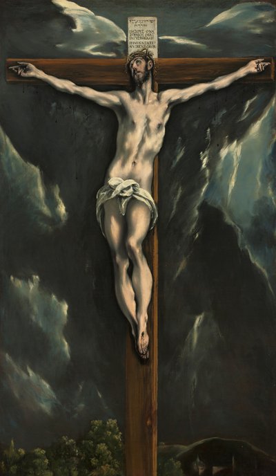 Kristus på korset, ca 1600-10 (olja på duk) av El Greco