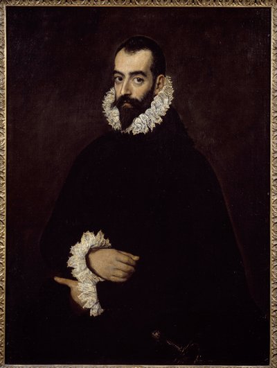 Förmodat porträtt av hertigen av Benavente Målning av Domenikos Theotokopoulos dit El Greco (1541-1614) av El Greco