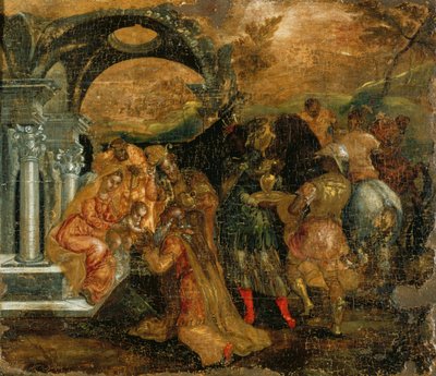 Tillbedjan av de tre vise männen av El Greco