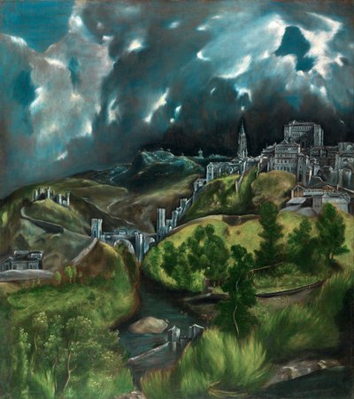 Utsikt över Toledo av El Greco